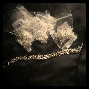 Silver vermiel bracelets